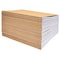 Better Office Products Kraft Notebooks, Blank Unlined, 8.3in. x 5.5in. A5 Size, 60 White Pages, 80 GSM, Soft Cover, 24PK 25022 - alternate 1